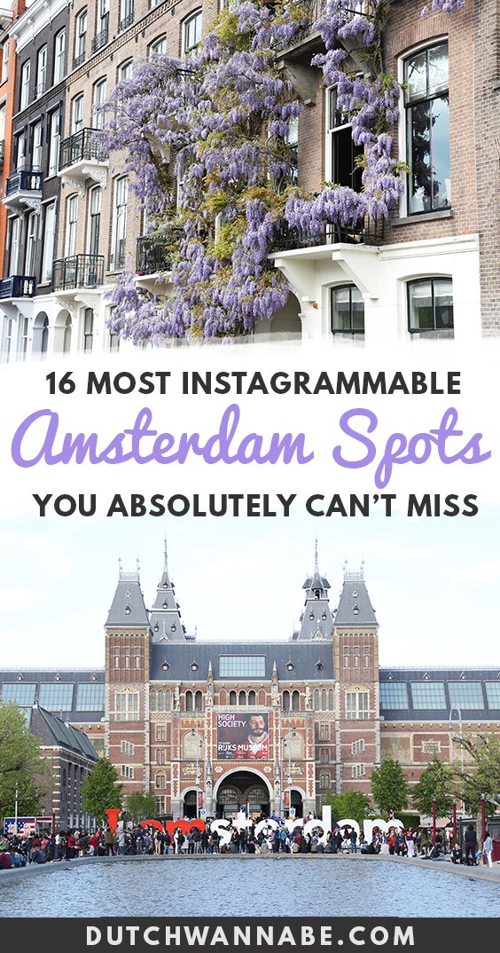 16 Instagrammable Amsterdam Spots To Fuel Your Travel Photo Addiction. The ultimate photo location guide to Amsterdam! Find out the most Instagrammable Amsterdam photo spots that you must visit during your Amsterdam city break! From the gingerbread houses on the Dam to the obscure gardens - this guide places every photogenic spot on the map...